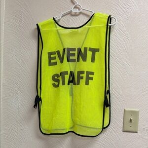 High-Visibility Yellow Event Staff Safety Vest